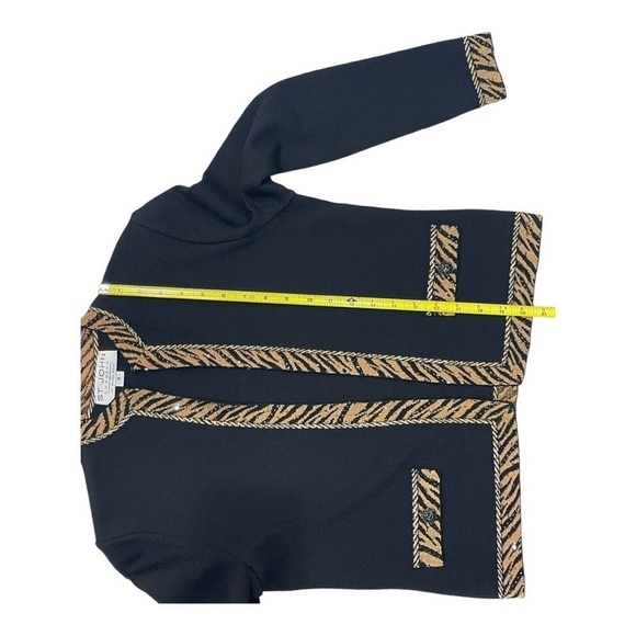 St.John Evening by Marie Gray, Gold and Black Jacket Women’s size 4 - Picture 13 of 13